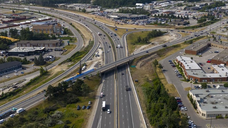 Where construction crews are at with Dunlop Street underpass