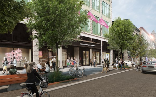 Construction on Ste-Catherine St. W to finish a year early, Montreal mayor says