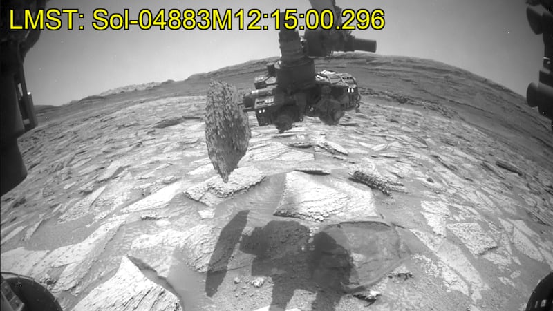 Martian rock puts University of Guelph instrument at risk