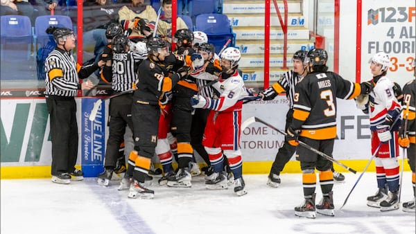 Nanaimo strikes first, winning opening game of BCHL final 3-1 in Brooks