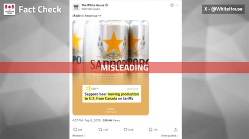 Fact File: White House claim of beer victory doused by Sapporo brewer