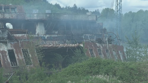 Derelict B.C. ferry fire