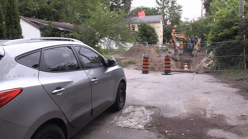 Disabled woman ‘trapped’ at home when vehicle blocked by excavated road