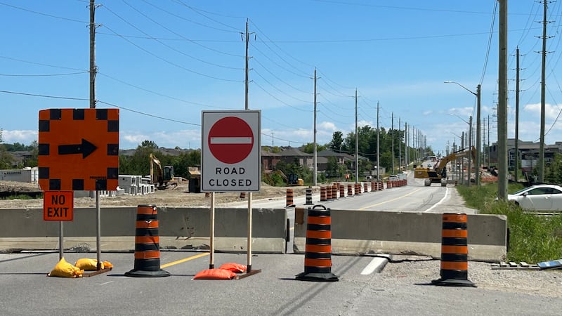Mapleview Drive closure, detour to Barrie South GO
