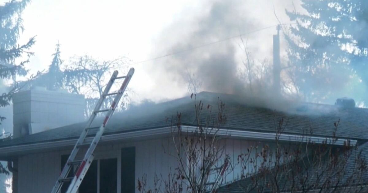 Maple Ridge Massive Fire Calgary firefighters battle Maple Ridge house fire