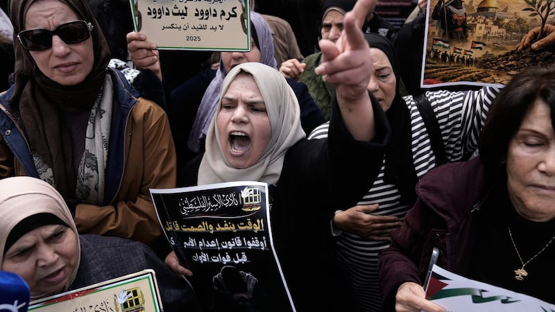 Protests in West Bank as Israel approves death penalty for Palestinians convicted of murder