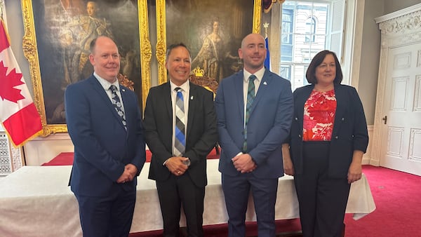 N.S. Premier Tim Houston hands over reins of energy department to Marco MacLeod