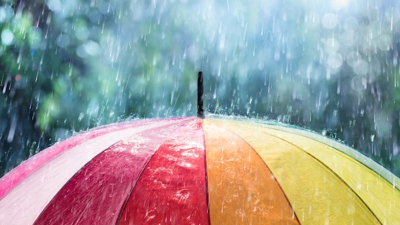 Rain to briefly break humidity, thunderstorms possible