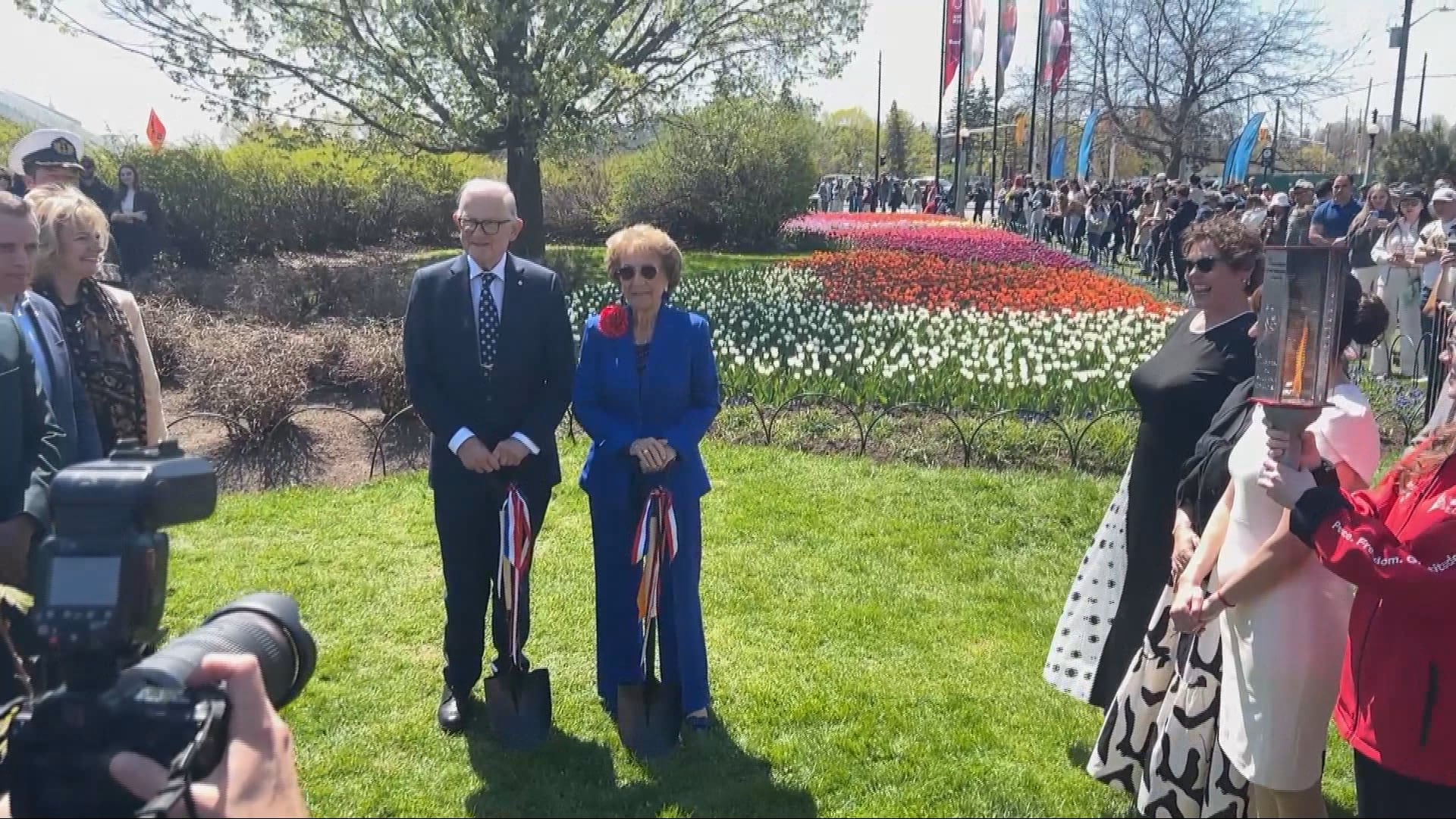 Princess Margriet of the Netherlands opens 74th Canadian Tulip Festival in