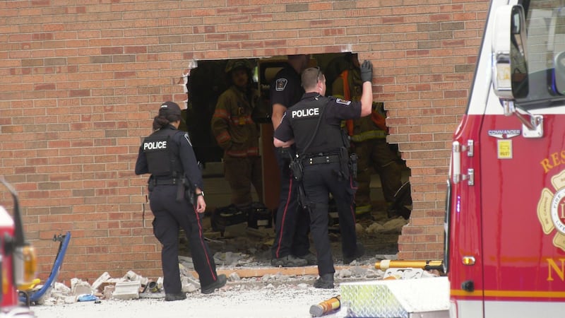 Vehicle smashes through west London, Ont. gym, leaving seven injured