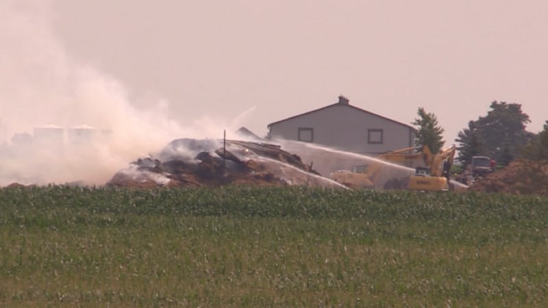 Shed fire smouldering for nearly 20 hours near Palmerston