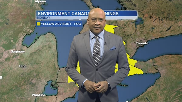 Be prepared for foggy, slippery conditions