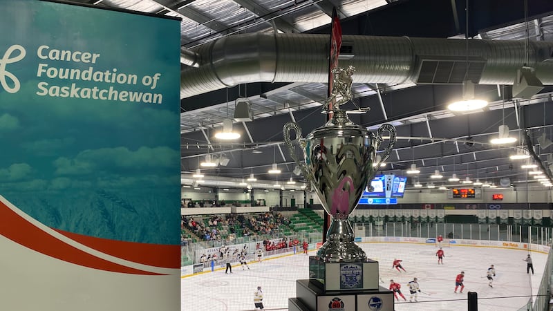 Saskatoon police, firefighters face off in charity hockey game
