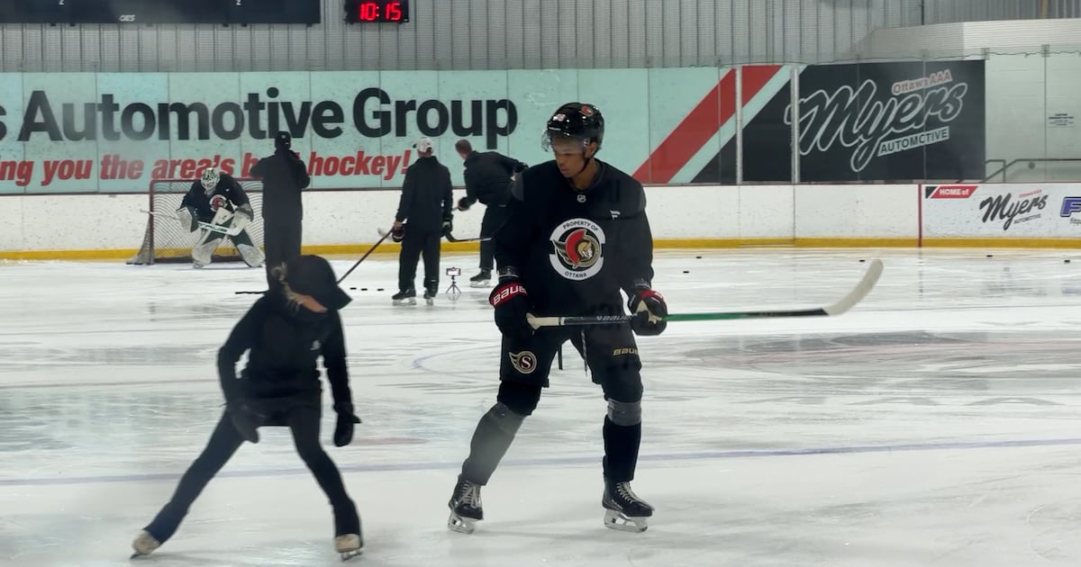 Ottawa Senators' newest first round draft pick started skating on ice 5 years ago