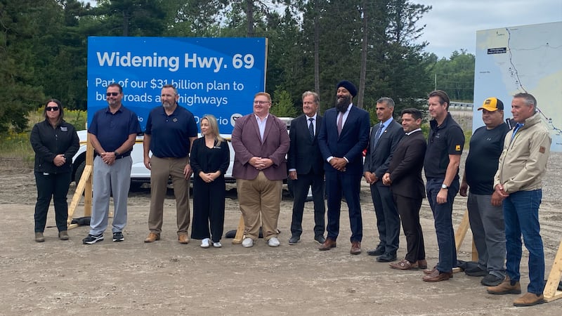 Ontario moves rail line to speed Highway 69 widening