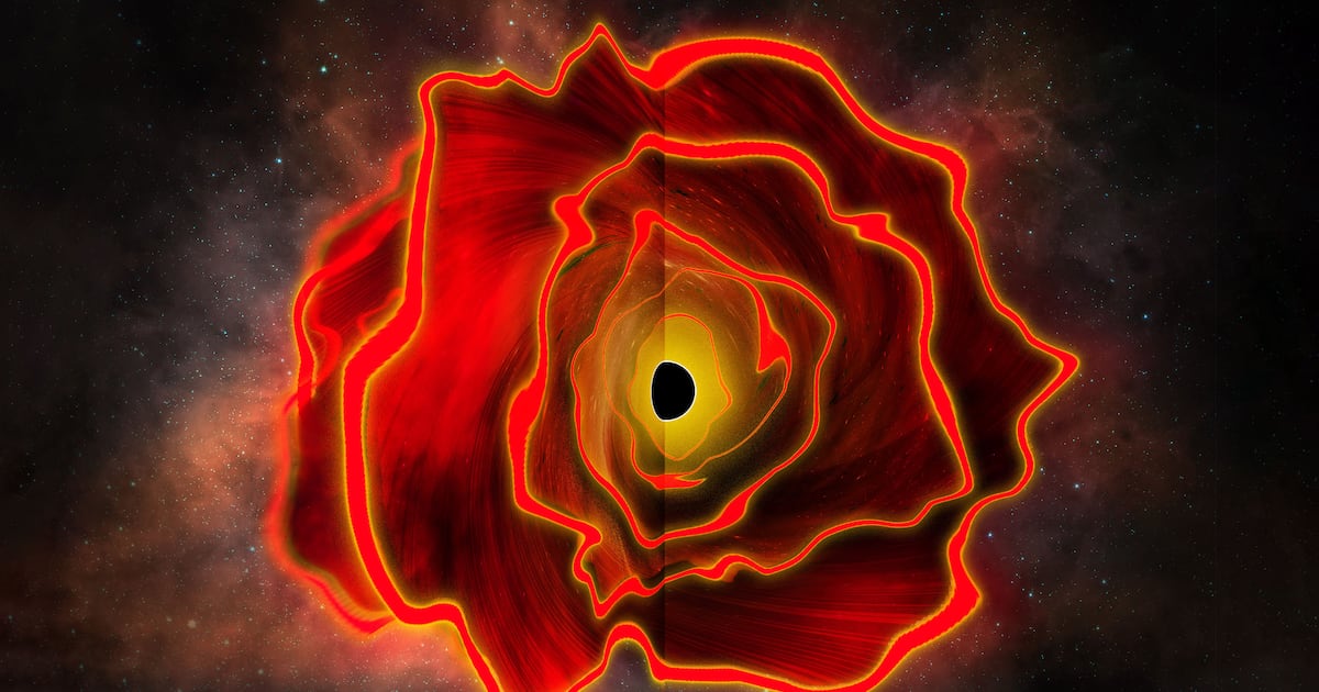 Photo: ctvnews.ca Astronomers have discovered a “black hole star,” an extremely bright red spot in the early universe that appears to be a new
