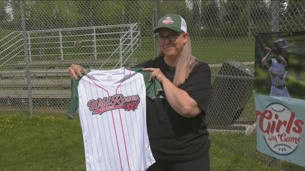 Girls With Game showcase baseball skills at Confederation Park big diamond