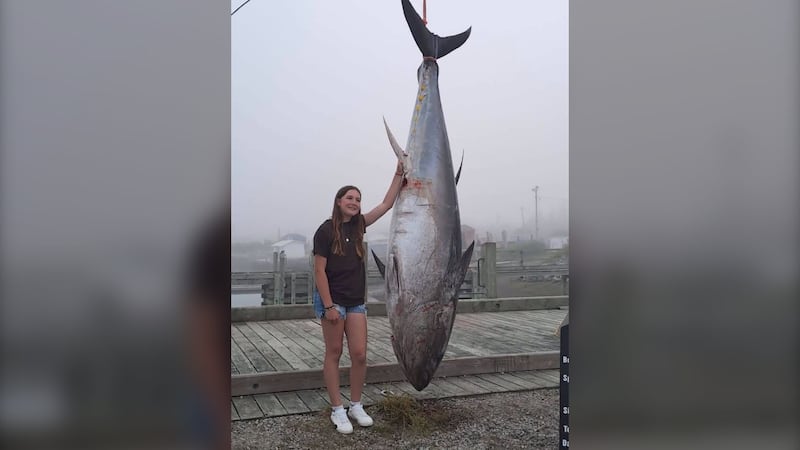 ‘I felt amazed’: Nova Scotia girl may reel in a record with 700-lb. tuna catch