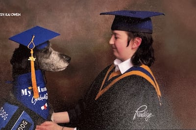 Service dog receives diploma alongside Saskatoon high school graduate