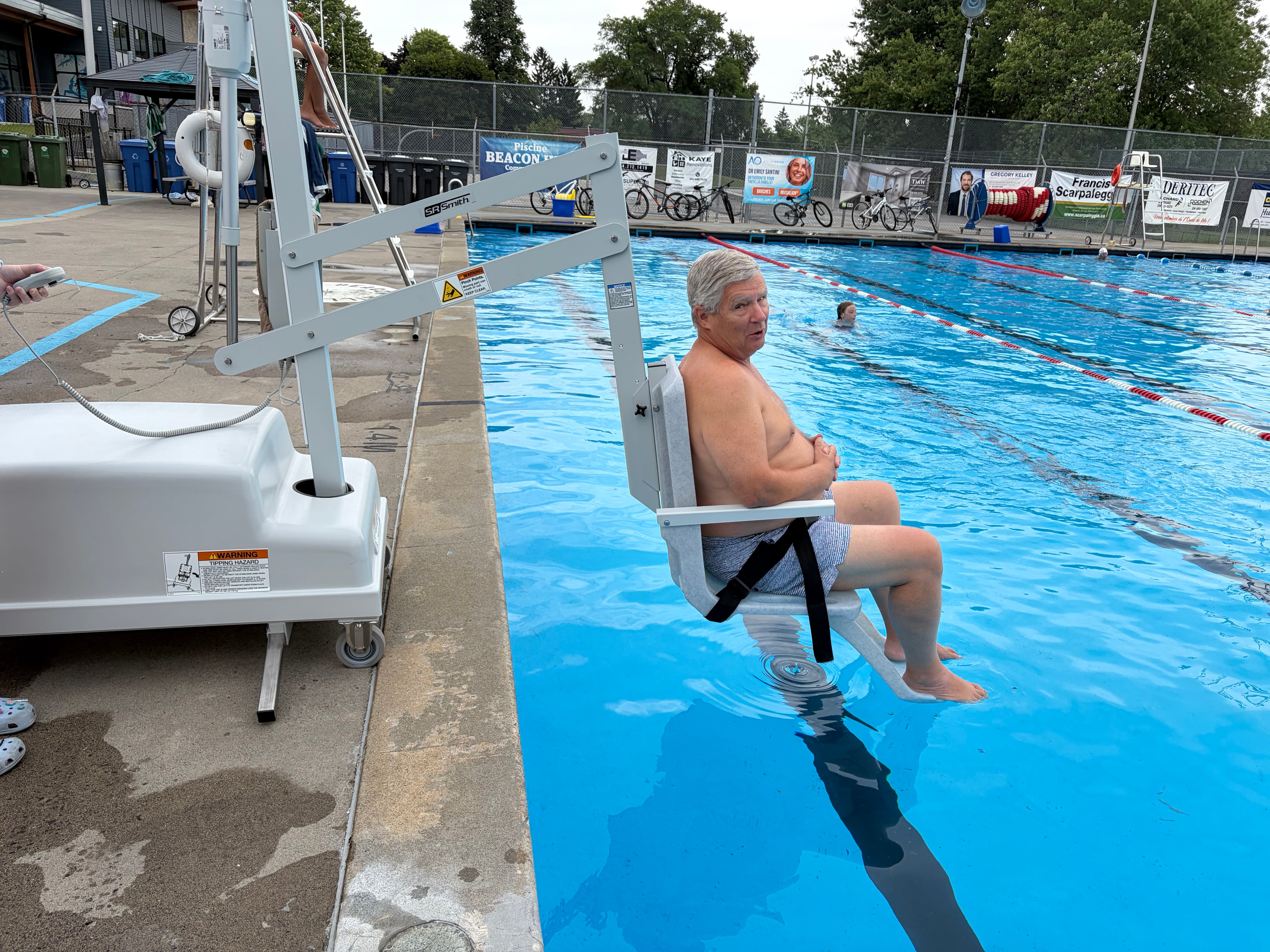 Beacon Hill Pool in Beaconsfield adds new equipment to make swimming more a