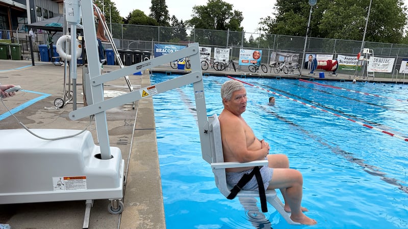 Beacon Hill Pool in Beaconsfield adds new equipment to make swimming more accessible