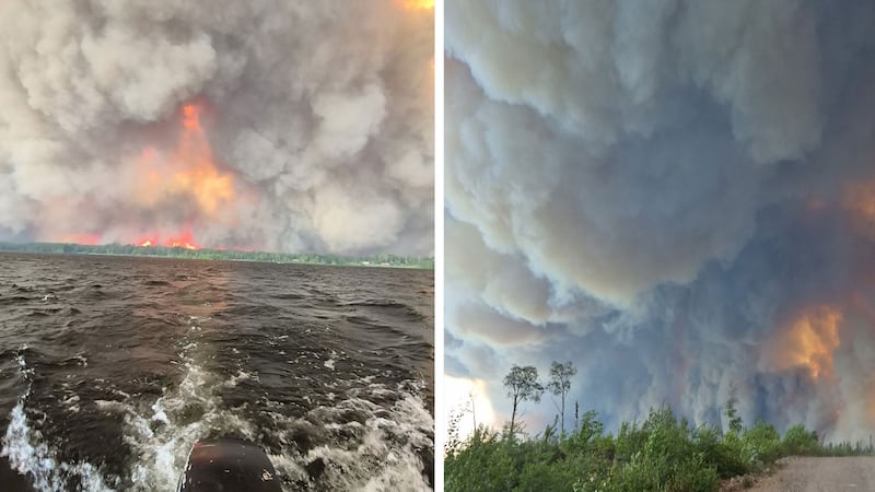 ‘The flames were jumping’: Teen recalls harrowing escape from forest fire in tin boat