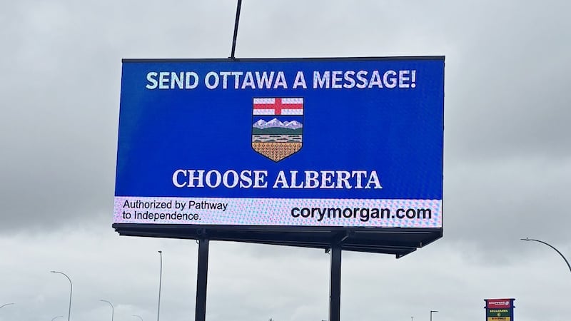 Alberta town orders removal of pro-separation billboard, calling it a 'nuisance'