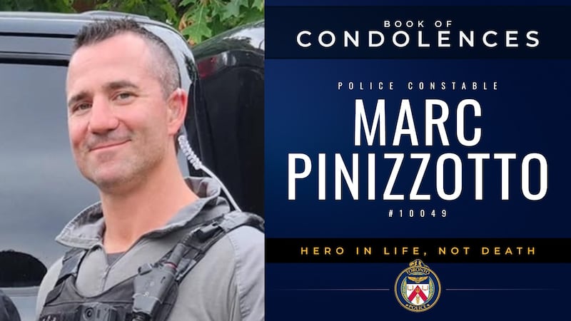 Procession will bring fallen Toronto officer to funeral home Sunday