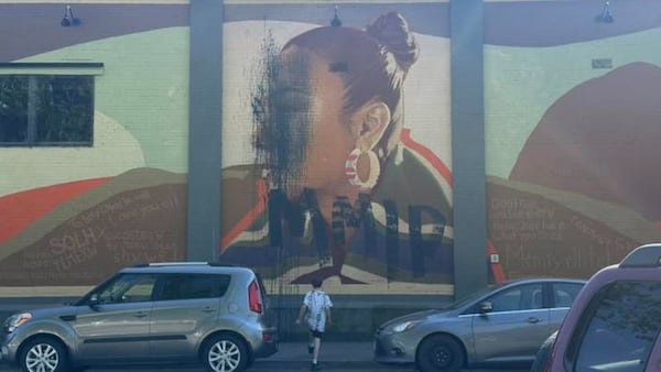 Chilliwack mural defaced on Red Dress Day will be restored, festival says