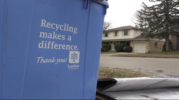 London responds to provincial change that stripped small businesses and organizations of curbside blue box collection