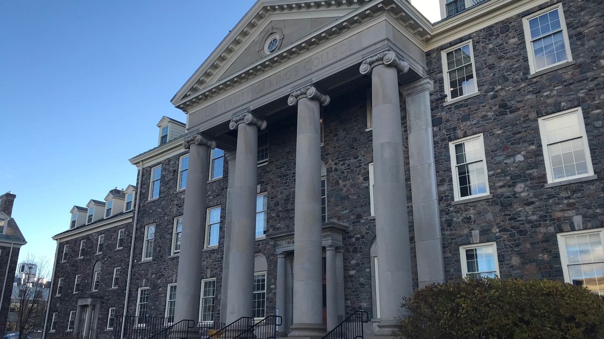 The University of King's College is seen in Halifax on Nov. 27, 2025. (Andrea Jerrett/CTV News Atlantic)
