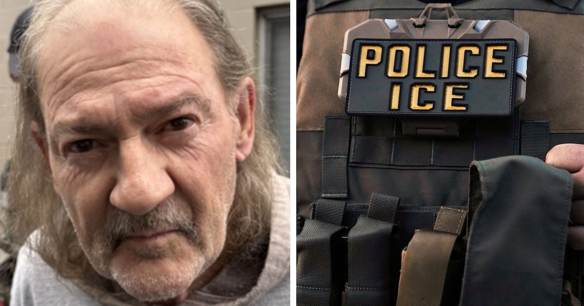 Charles Billone, 64, has been arrested by the U.S.'s Immigration and Customers Enforcement (ICE) in California. He has been wanted by Hamilton Police for 35 years. (ICE/AP Photo/Erin Hooley)