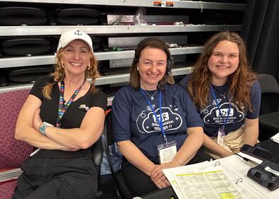 Producer Liz Rigney is pictured with IWK Foundation members at the 42 annual IWK Telethon. (CTV Atlantic / Mike Lamb)