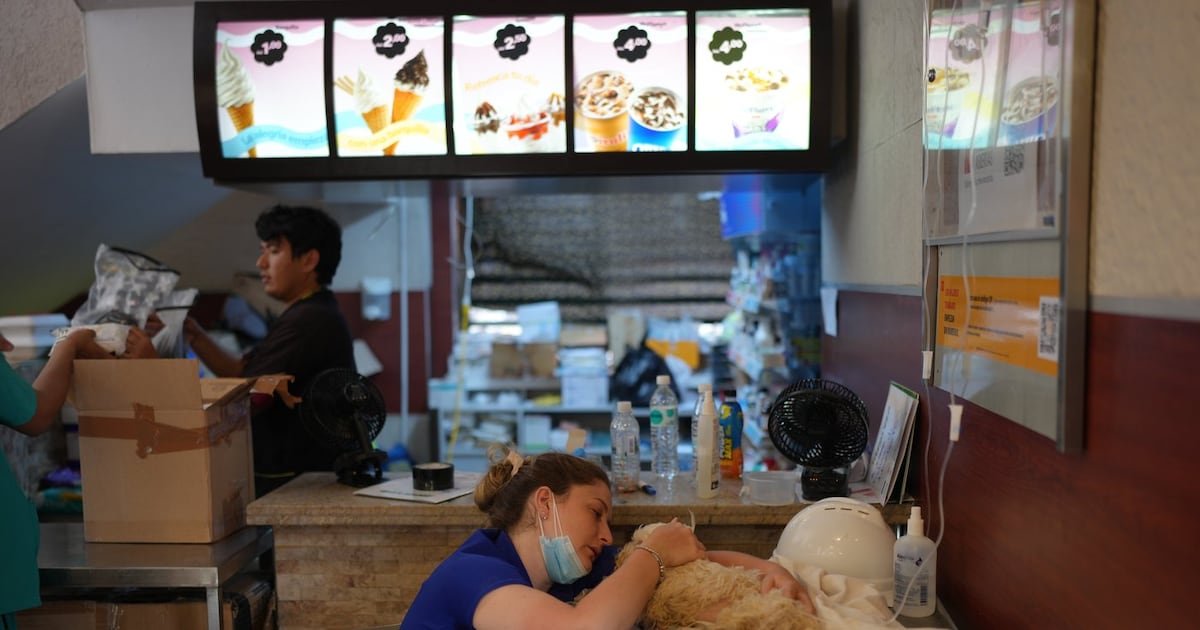 A McDonald’s becomes a pet hospital for Venezuela earthquake survivors