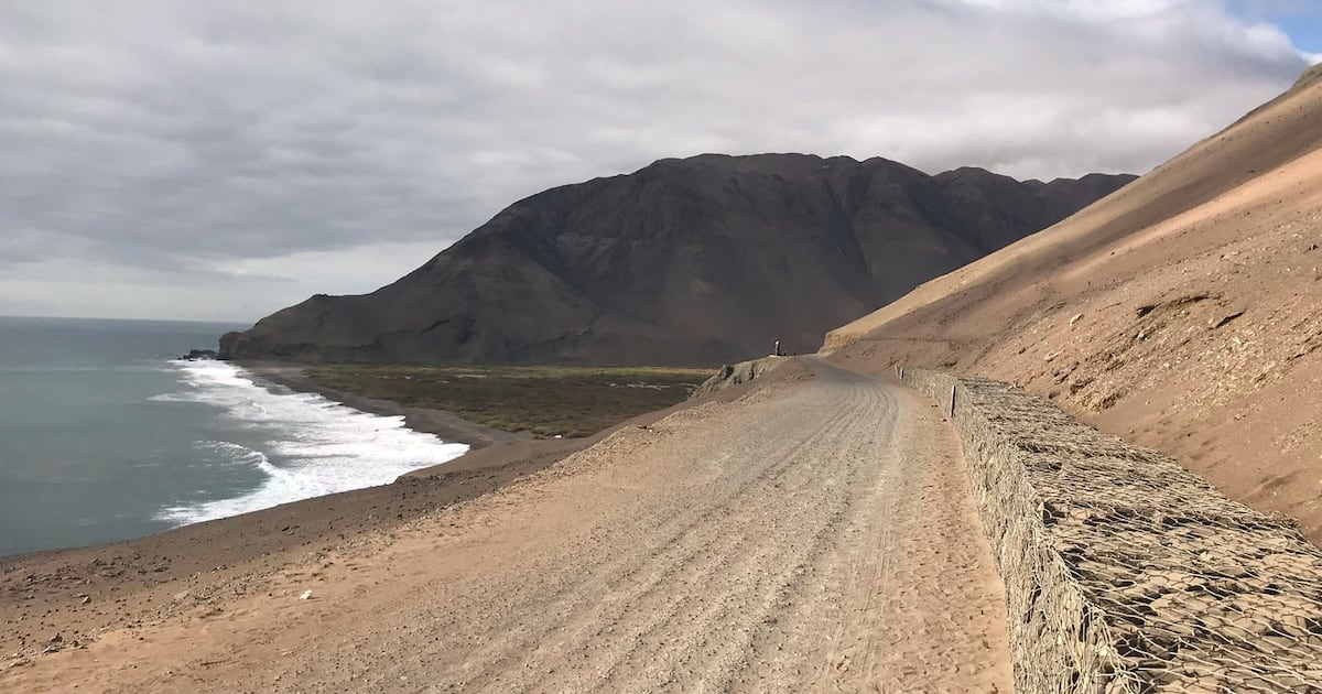 This photo provided by Bernardo Arriaza shows the Camarones coast on Nov. 2, 2018, in Northern Chile, where scientists found evidence of ancient smallpox infections. (Bernardo Arriaza via AP)