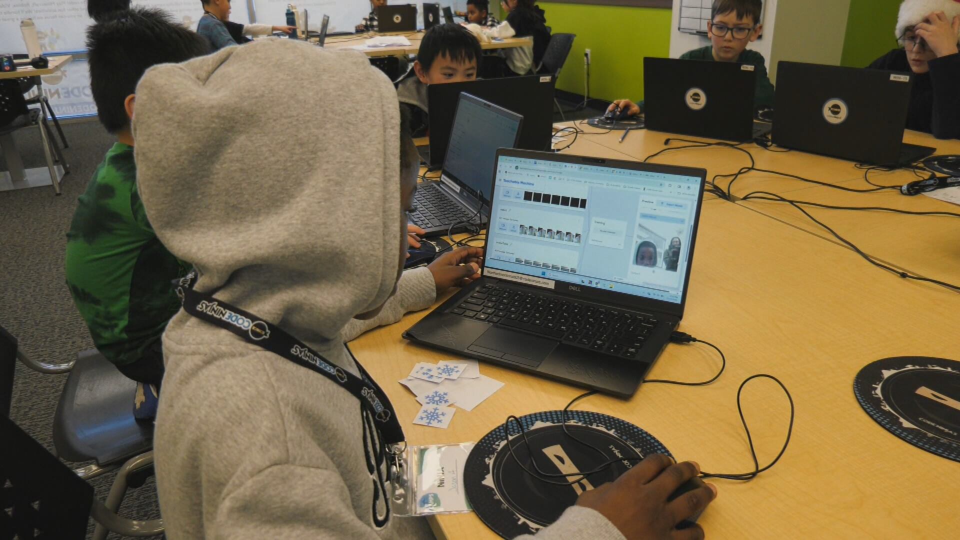Kids learn coding and AI through after school program
