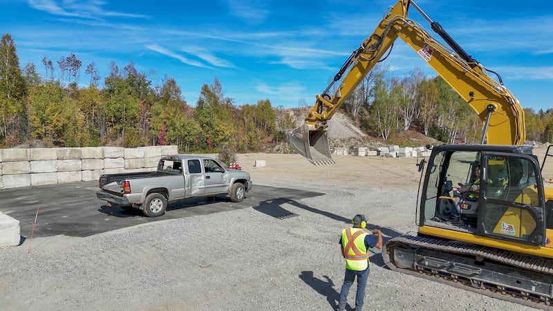 New North Bay’s newest tourist attraction lets you smash cars with big machines