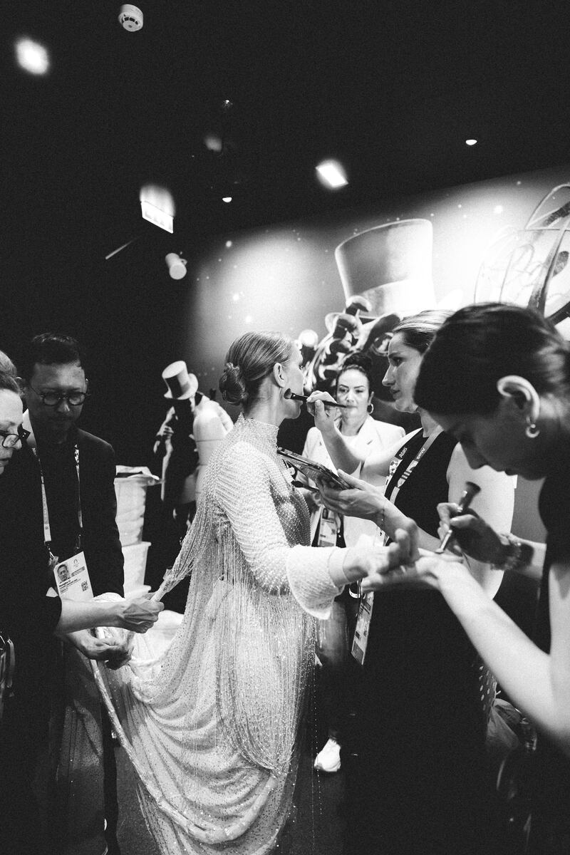 celine dion olympics dress designer Trace the steps of @CelineDion's Dior journey behind the scenes as she encounters her marvelous gown by @MariaGraziaChiuri, ahead of her performance at the Olympic Games @Paris2024 Opening Ceremonymasterfully orchestrated by @Thoma.Jolly
