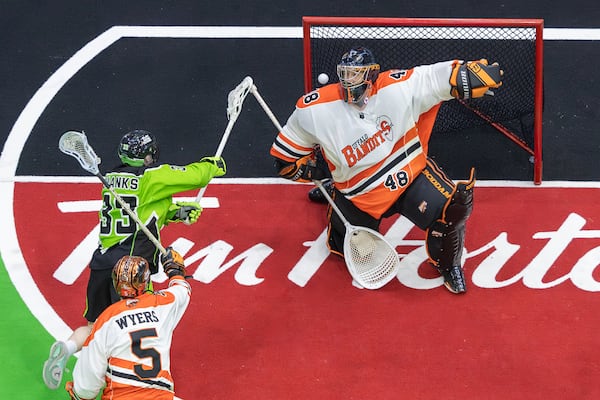 ‘This is the whole reason we play’: Sask. Rush face off against Bandits for NLL cup