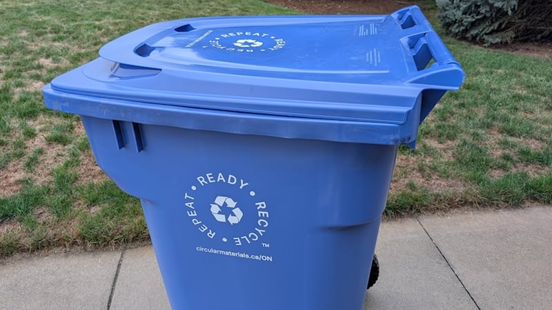 Ontario proposing changes to Blue Box recycling program
