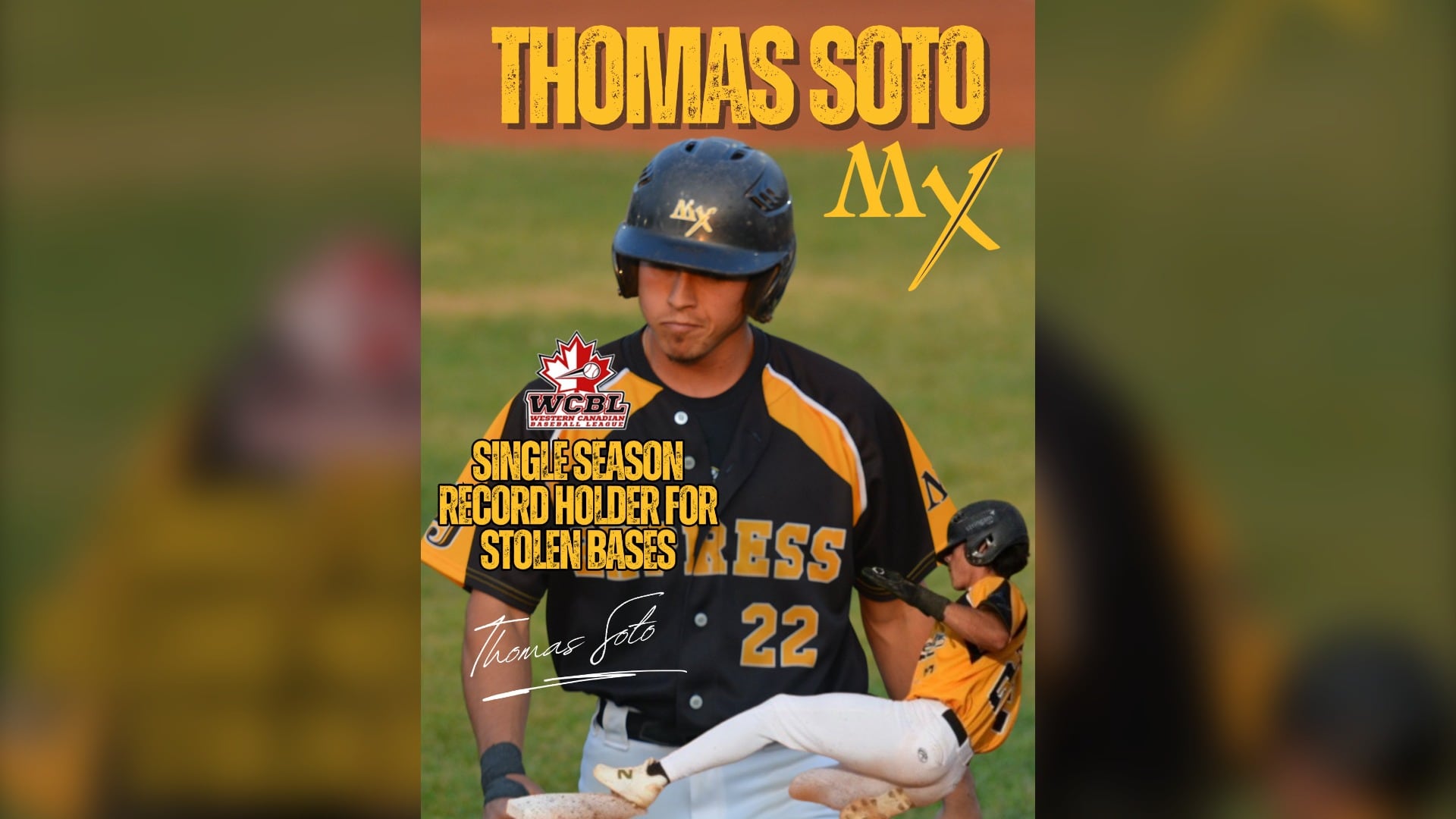 Thomas Soto steals WCBL record