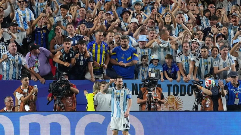Lionel Messi scores hat trick at World Cup, ties men’s goals record