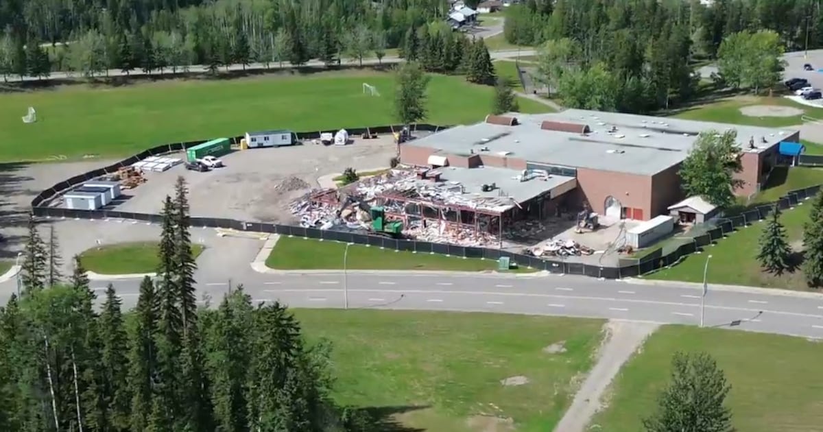 Demolition begins at Tumbler Ridge Secondary School after February mass shooting