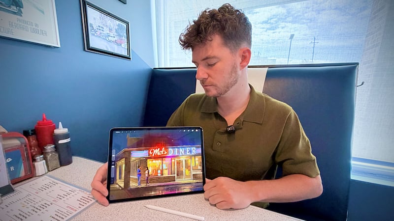Kitchener artist captures local nostalgia in second book of digital paintings