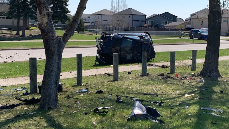 Driver airlifted after vehicle rollover near Murdoch MacKay Collegiate