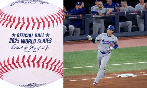 Ohtani’s 1st World Series home run baseball, hit at Toronto’s Rogers Centre, up for auction