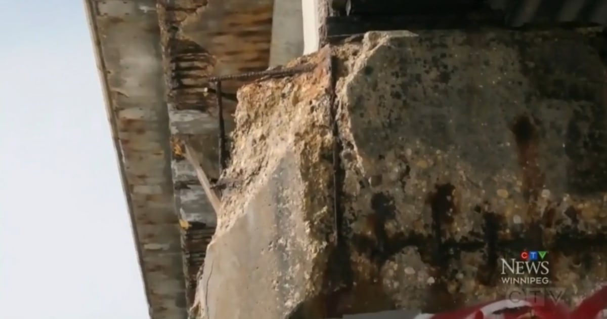 Oak Ridge Concrete Fall 'It is a safety concern': Concrete falling, rebar poking out of decades ...