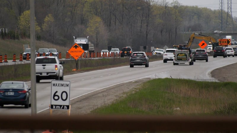 Construction on London’s only intercity freeway has begun