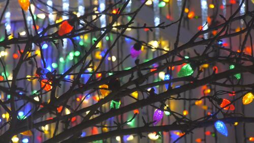 Edmonton home coated with Christmas lights in the Castledowns area on Dec. 2, 2025. (Dave Mitchell/CTV News Edmonton)