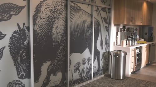 King Thunderbird Centre, or okimaw peyesew kamik by its Cree name, officially opens to replace old Boyle Street Community Services home base on Dec. 15, 2025. (Jeremy Thompson/CTV News Edmonton)